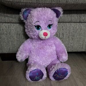 Disney Frozen Purple Stuffed Bear - Anna - Buildabear